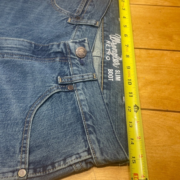 Wrangler Retro Slim Boot Jeans 30x36 Medium Wash Style 1077MWZWO - Picture 13 of 16